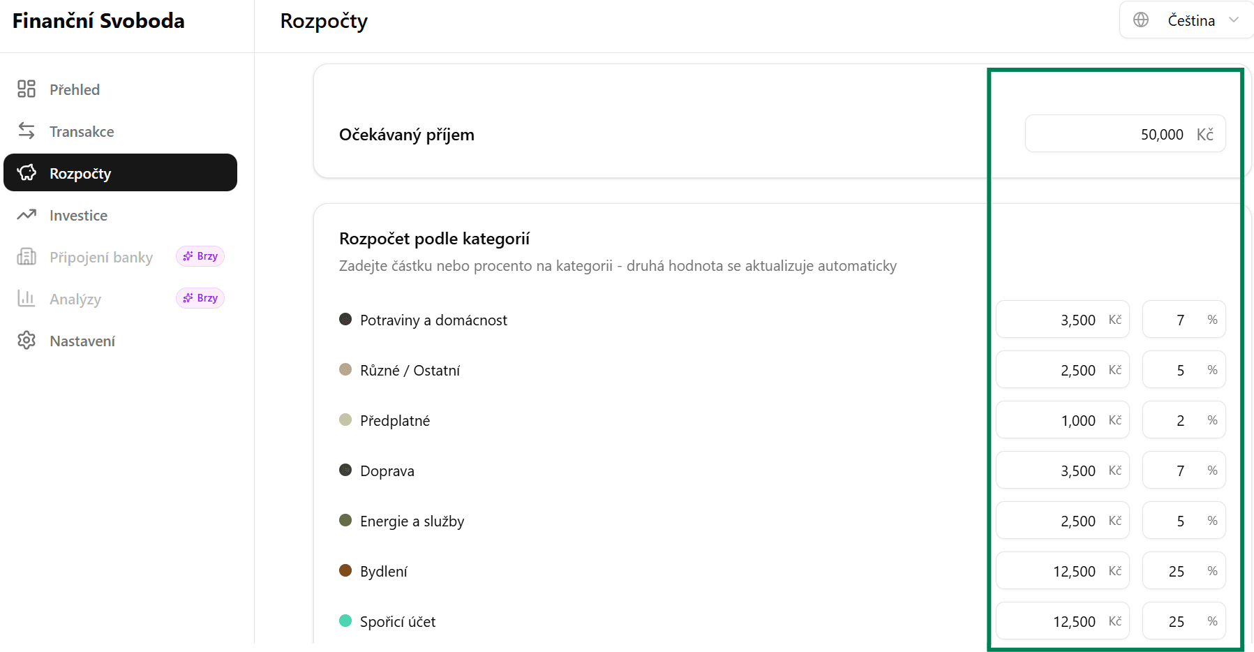 Rozpočet