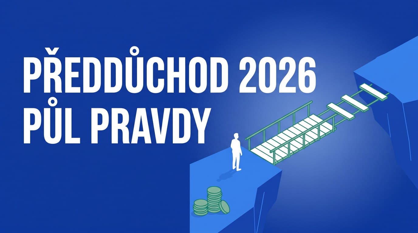 Předdůchod 2026: odejdi z práce o 5 let dřív — a co tě to reálně bude stát